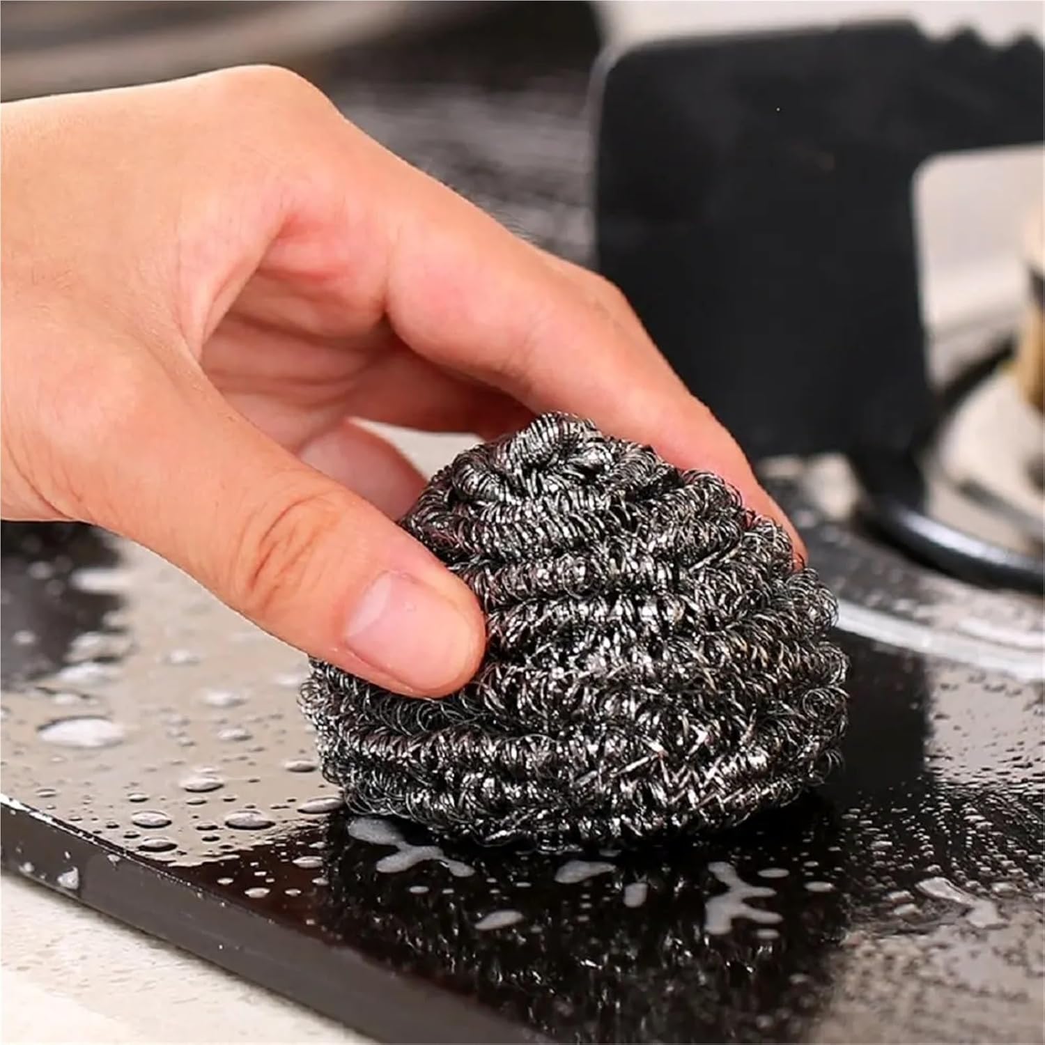 30pcs Stainless Steel Scrubber for Kitchens, Bathroom and More