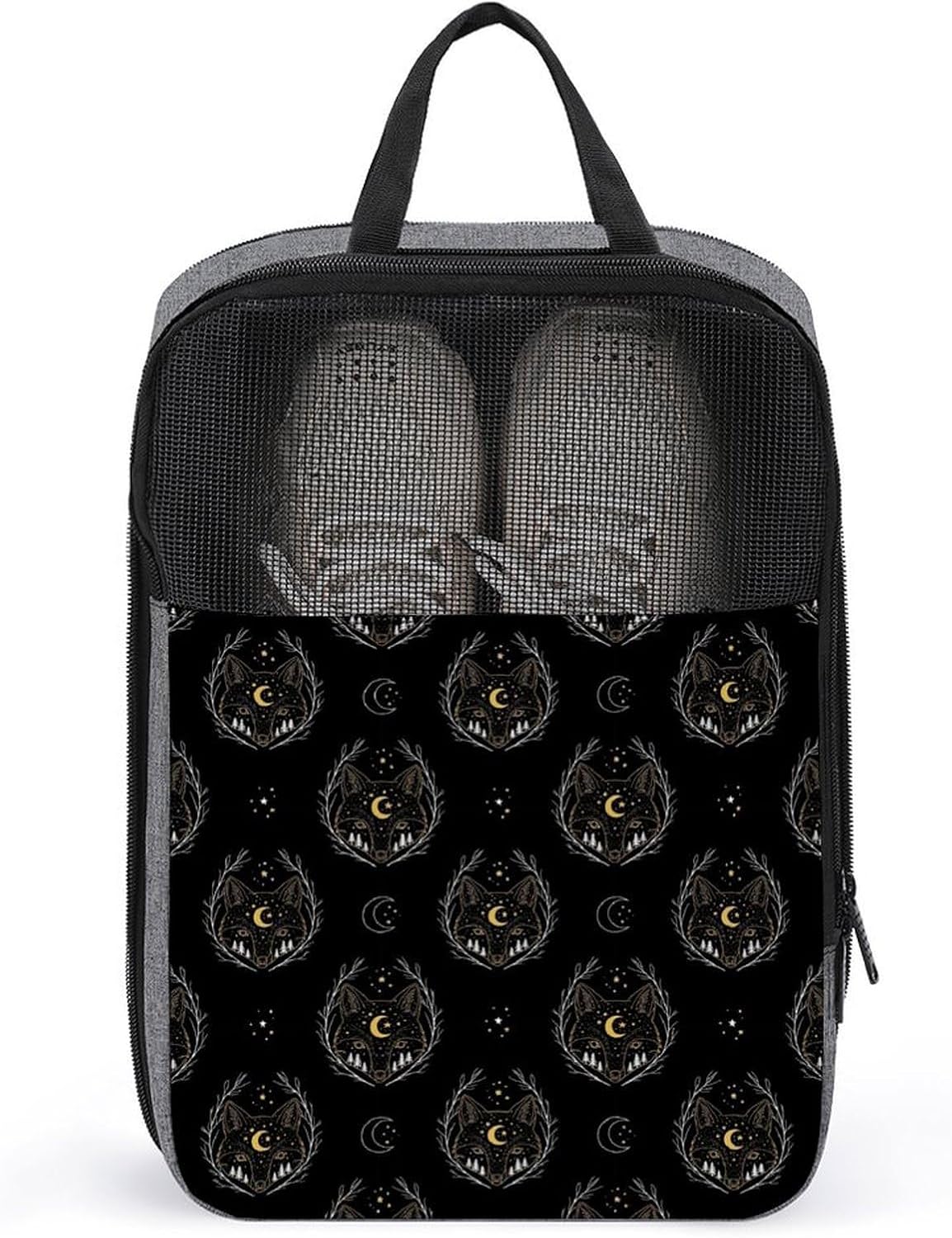 Waterproof Galaxy Fox Black Storage Bags for Travel