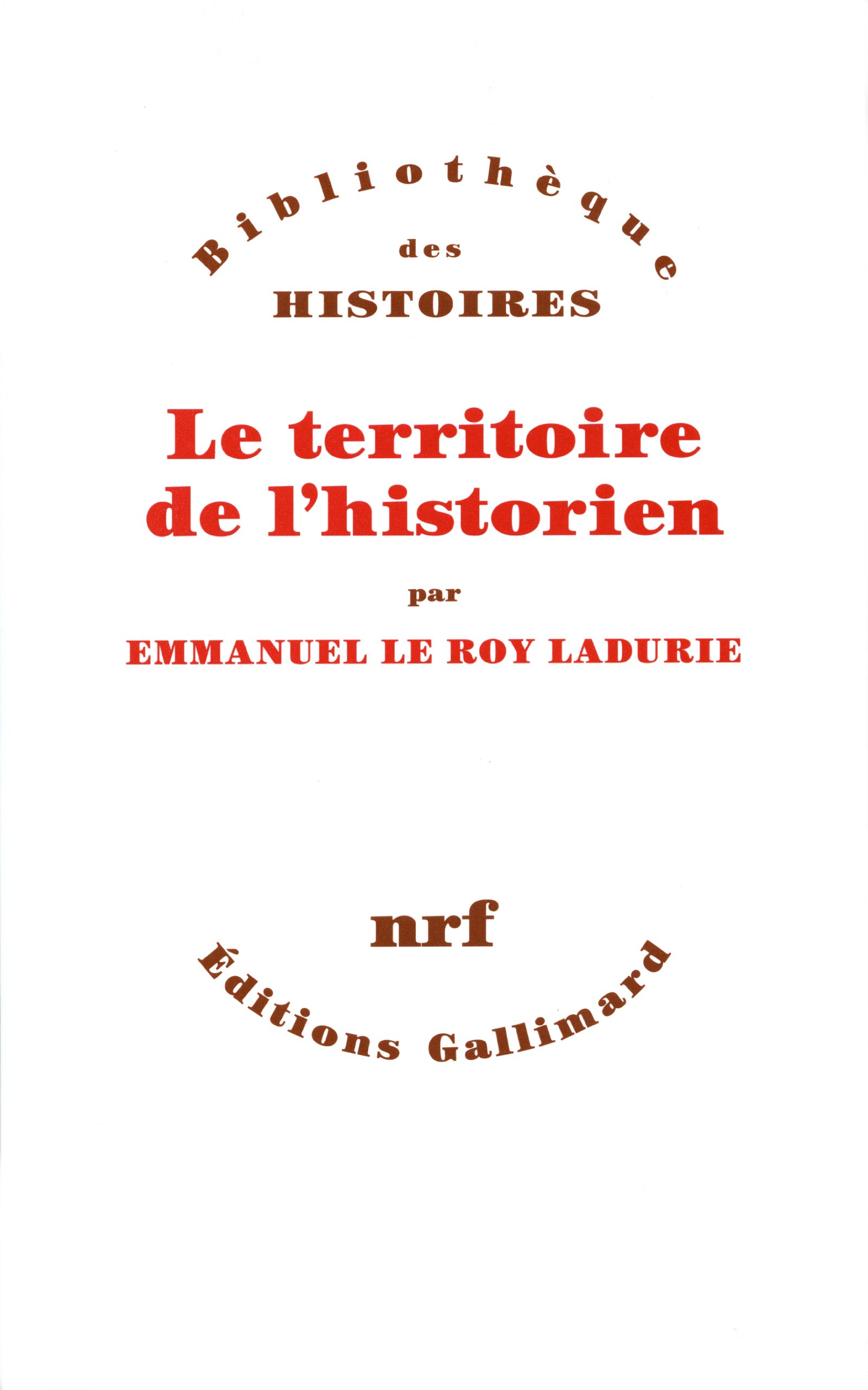 Le Territoire de l'historien (1)