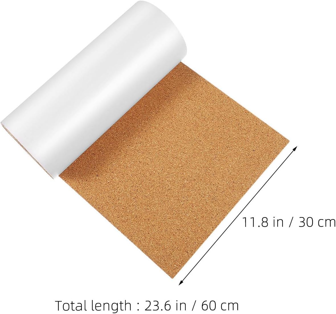 Xmas Self-Adhesive Cork Roll 23.6x11.8in for DIY Crafts
