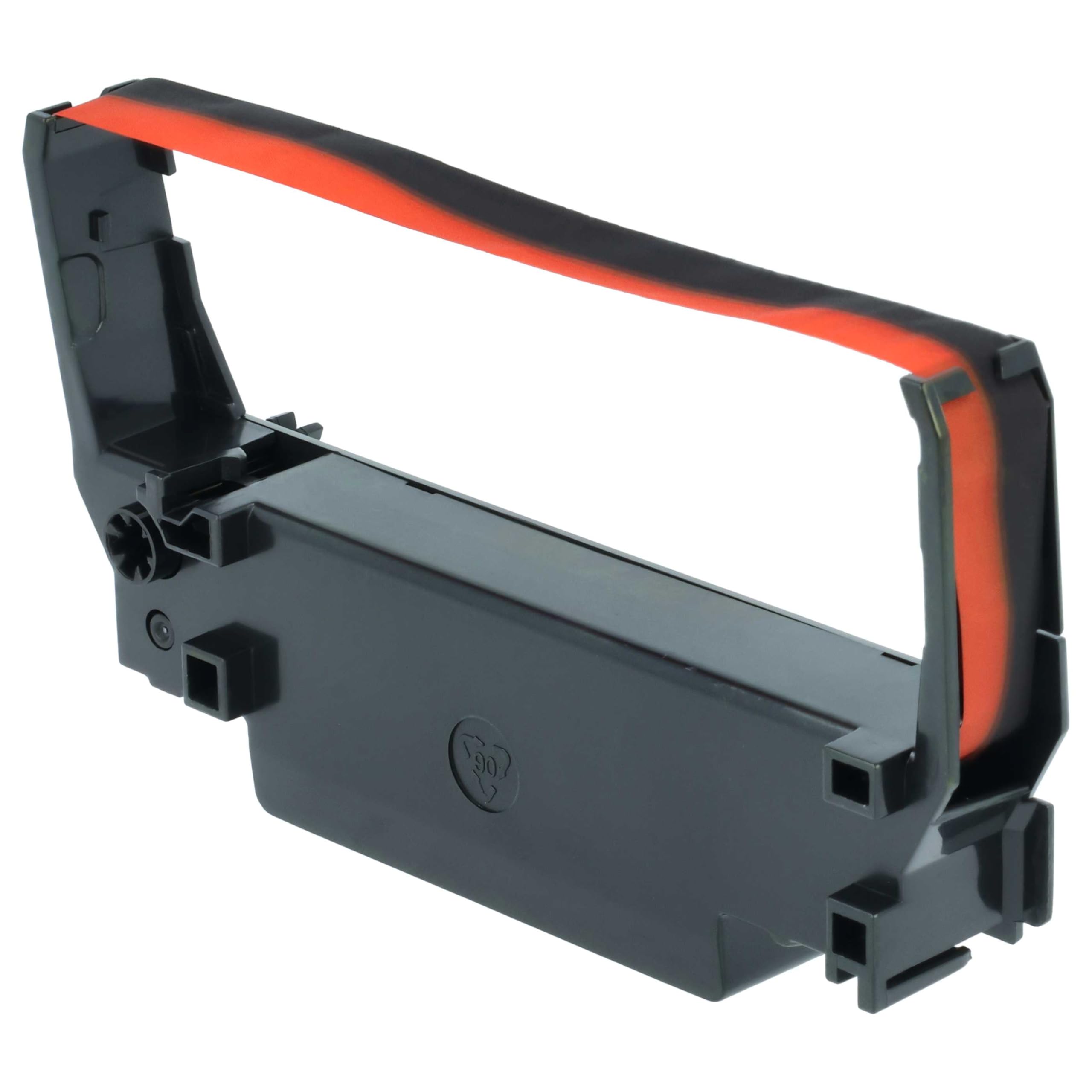 vhbw 10x Farbband Schriftband kompatibel mit Bixolon SRP 275, SRP 270 Nadeldrucker, Bondrucker - Schwarz, Rot