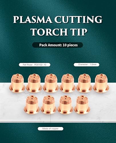 Miniatura 2 de Kit de consumibles de corte por plasma 24PK Punta de electrodo 0.039 '' Standoff MT60432 Shield Swirl Ring Fit for S45 IPT-40 Plasma Cutting Torch