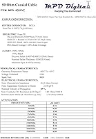 Vista 6 de MPD Digital I MPD-400 PVC Superflex Cable coaxial I PL259 UHF Macho Conectores I Ultra Baja Pérdida para jamón, VHF, RF, Radio CB I Hecho