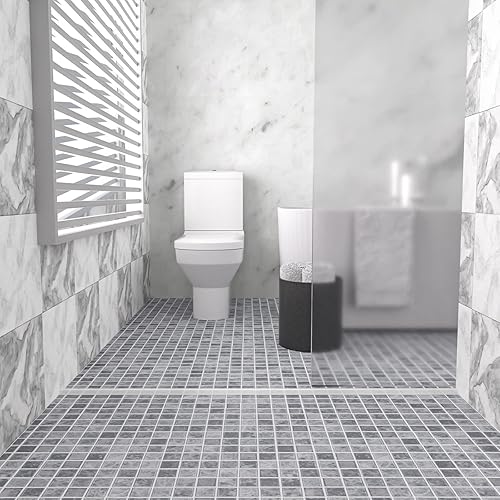 Miniatura 4 de Raycity Barrera plegable para umbral de ducha, puerta de ducha y tira de agua de cocina, protector de ducha para separación seca y húmeda, tira de