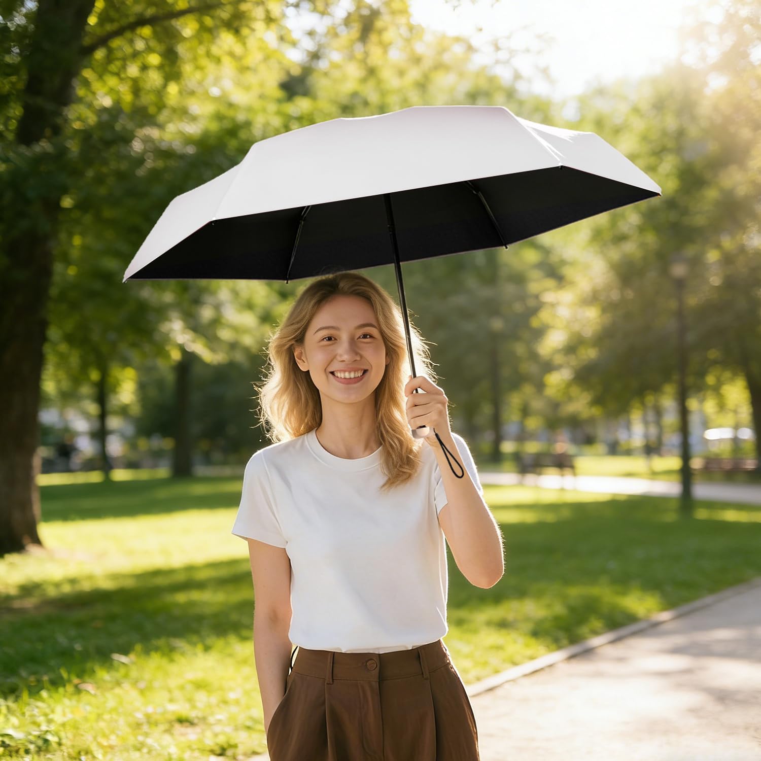 Mini parasol mały, kompaktowy parasol UV