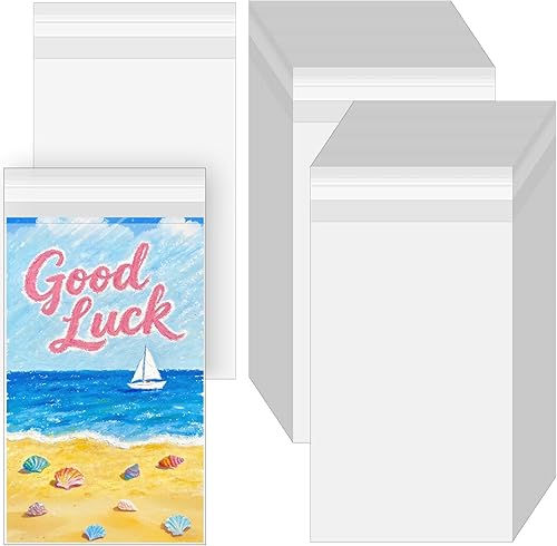 Vista 11 de Paquete de 50 Fundas Transparentes como Cristal de 8.5 x 11 Pulgadas Bolsas de Almacenamiento, Bolsas de Celofán Autosellantes Resellables