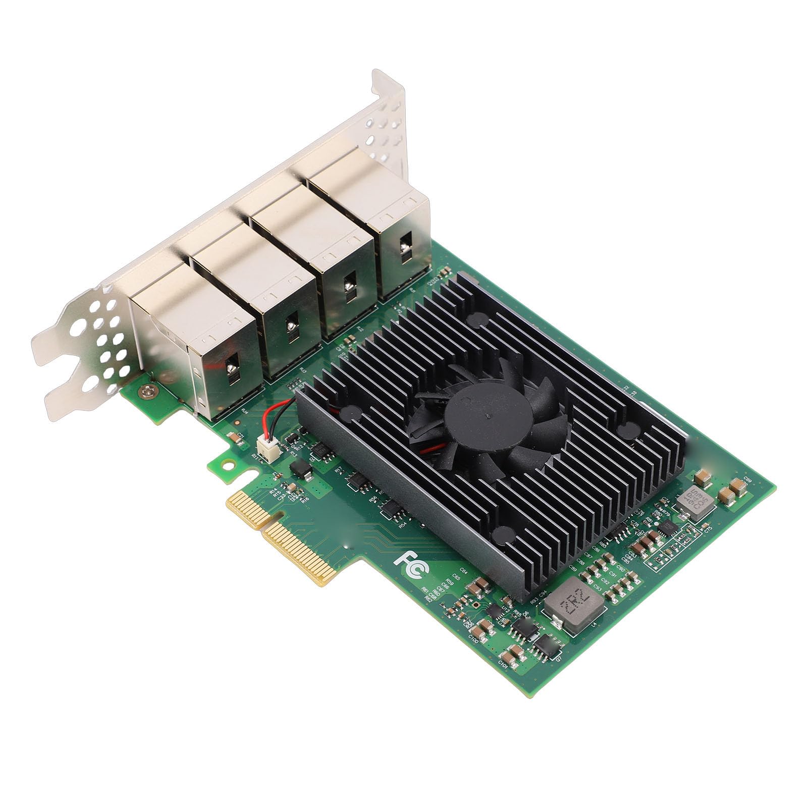 Zunate Karta Adaptera Sieci Ethernet Efektywne Odprowadzanie Ciepła 8 Portów Gigabit PCI Express dla Serwerów Urządzenia do Gier Stacje Robocze