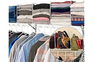 Evelots: The Ultimate Wire Shelf Dividers for Unparalleled Closet Organization