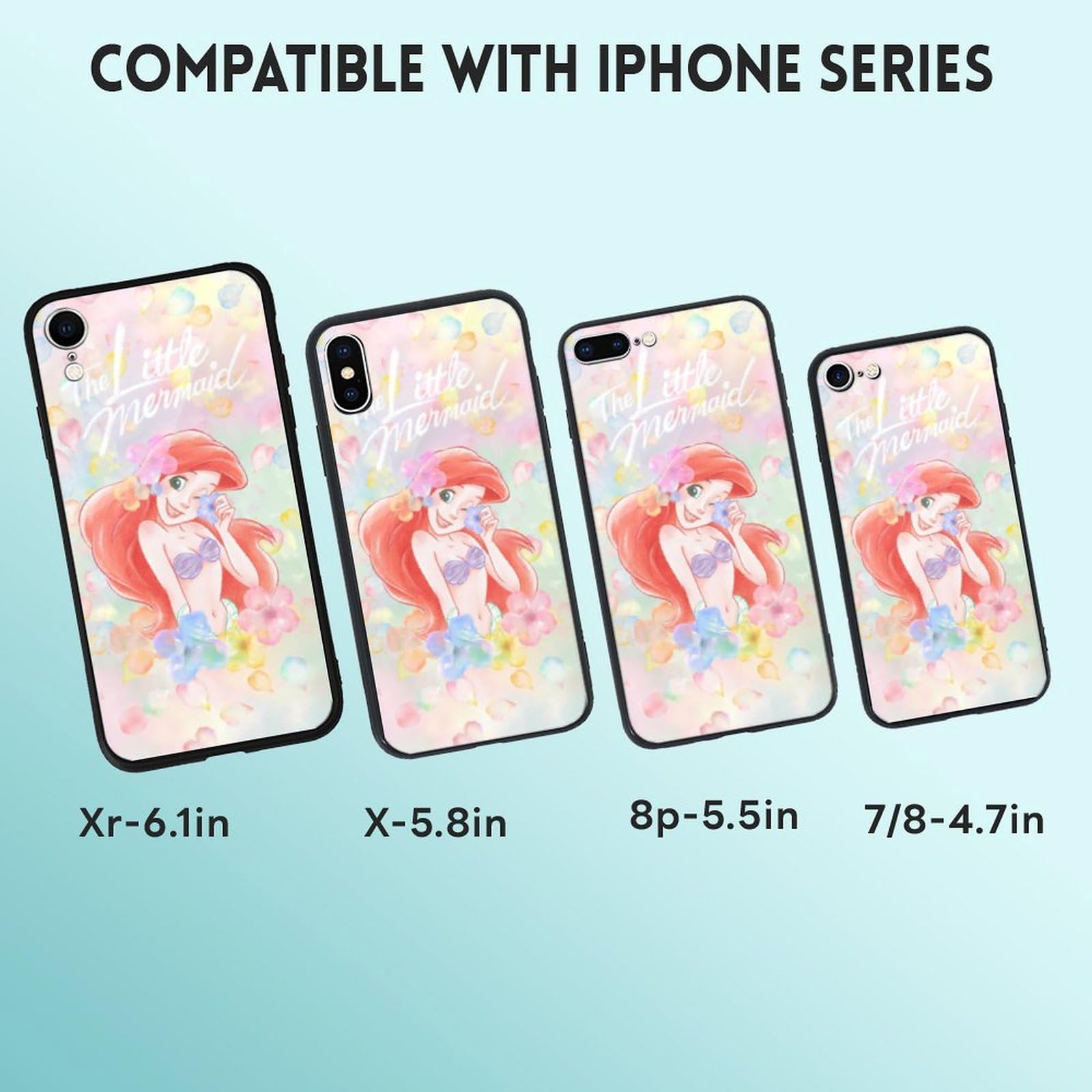 Amazon.co.jp: リトルマーメイド アリエル (1) スマホケース iPhone 12