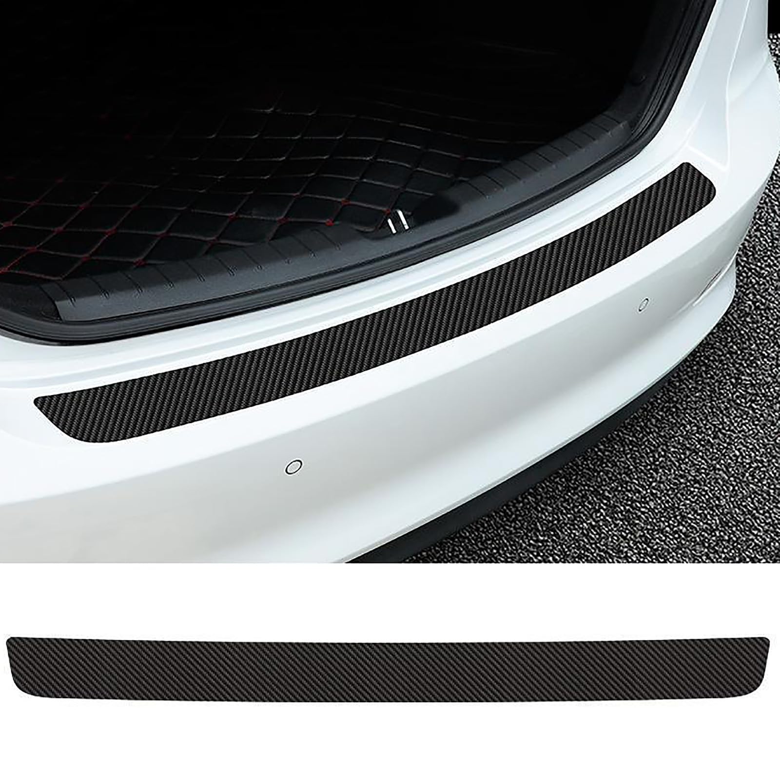 SUANLEJIUZY Rear Trunk Boot Sill Guard for Opel Corsa F OPC 2017–2021