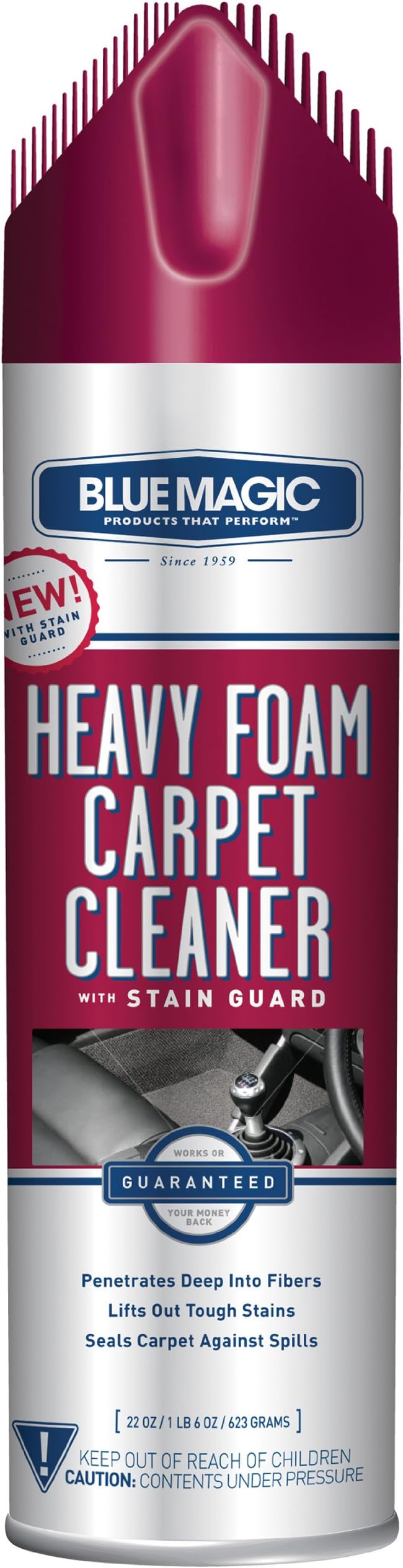 Heavy Foam Carpet Cleaner w/Stain Guard - 22 Ounce