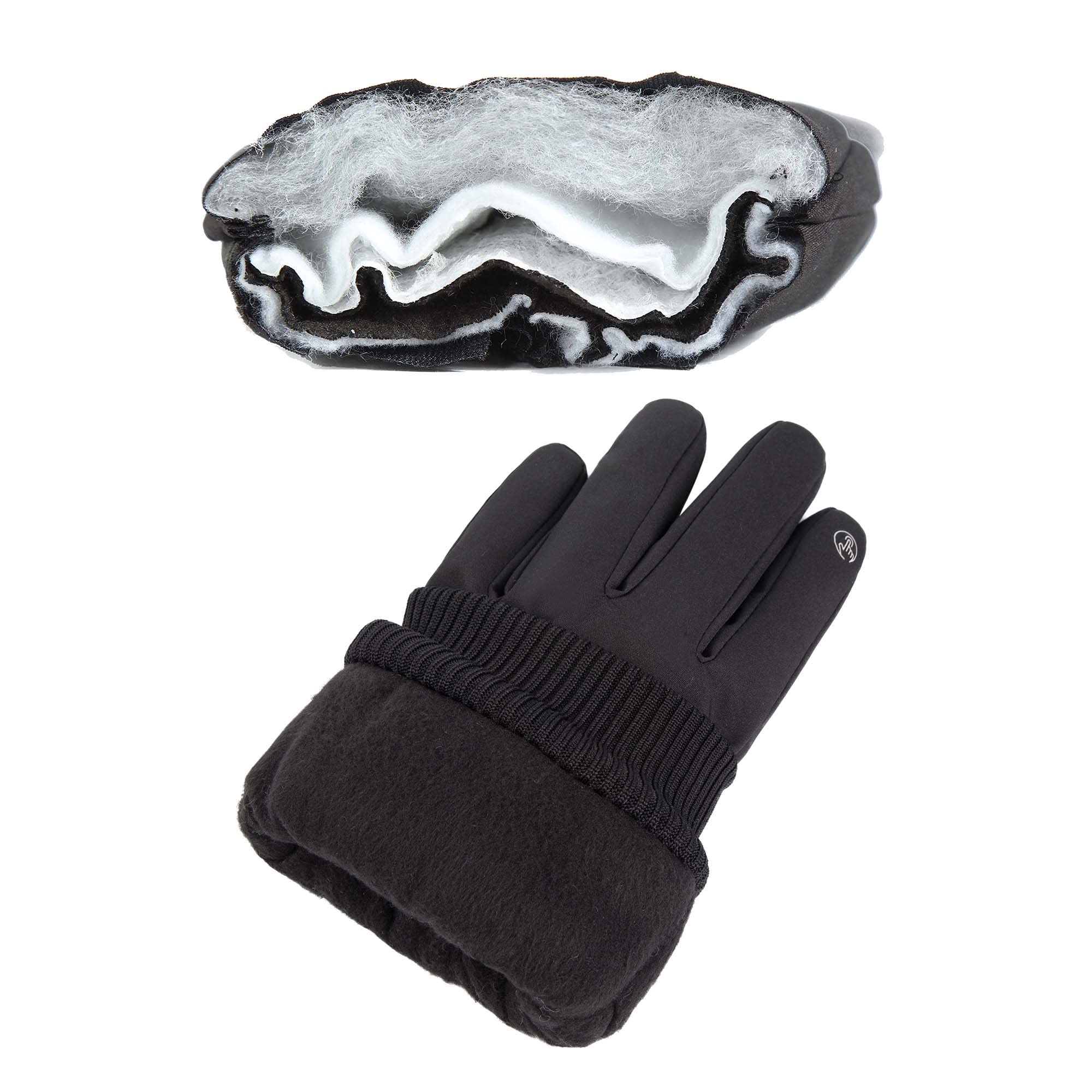 Gants Ski Hommes et Femmes Imperméable, 3M Thinsulate Thermique Gants Hiver, Écran Tactile Gants Respirants, Gants Coupe Vent pour Snowboard, Ski