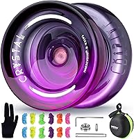 Vista 1 de MAGICYOYO K2 - Yoyo de plástico profesional sensible para niños principiantes, extra no sensible, rodamiento yoyo, yoyo de trucos para adultos + 12