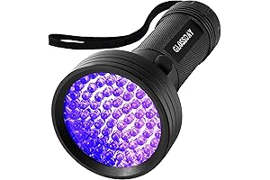Urine Detection Enhanced with Ultraviolet Illumination: Unleash the Blacklight Flashlight 68 LED UV Flashlight