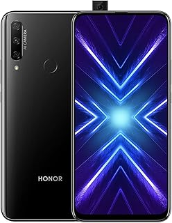 Honor 9X - Smartphone débloqué 4G (6,59 pouces - 128Go stockage - Double Nano SIM - Android 9.1) Noir [Version française]