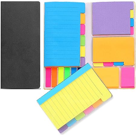 402 Sheets Multicolor Sticky Note Set, Sticky Notes Self-Stick Divider ...