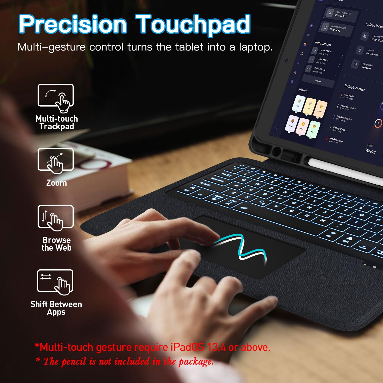 iPad 10.2 第7世代 WiFi 32GB、Keyboard、Pencil Jenaely Keyboard