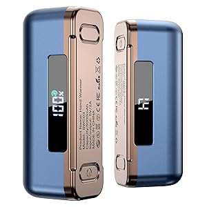 BEYYON Hand Warmers Rechargeable - Magnetic Electric Hand Warmer 2 Pack, 4 Levels Heat Up to 131 with LED Display, Portable Reusable Pocket Heater for Raynauds, Golf, Camping, Men, Women