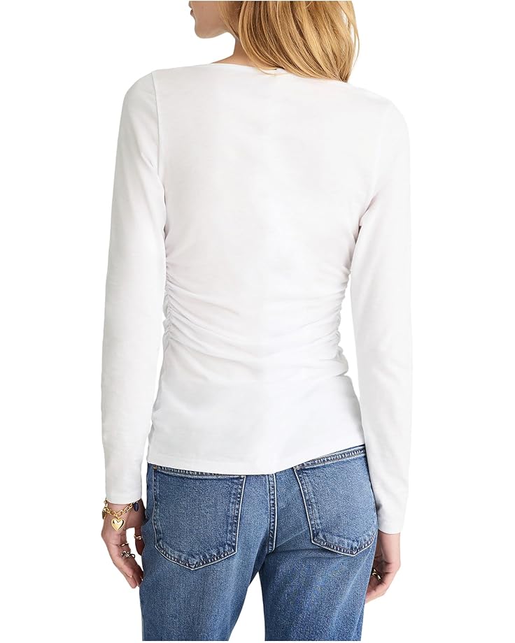 Madewell Side Ruched Slub Long Sleeve - #3 of 4