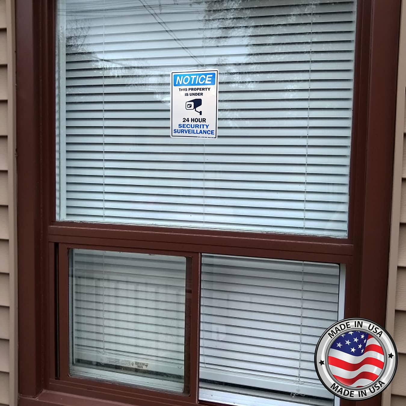 Psyfer® (Fade-Free) 13 Pack - Small Security Camera Audio & Video Outdoor Stickers [Made in USA] image 8 of 8 B097S1RRP8