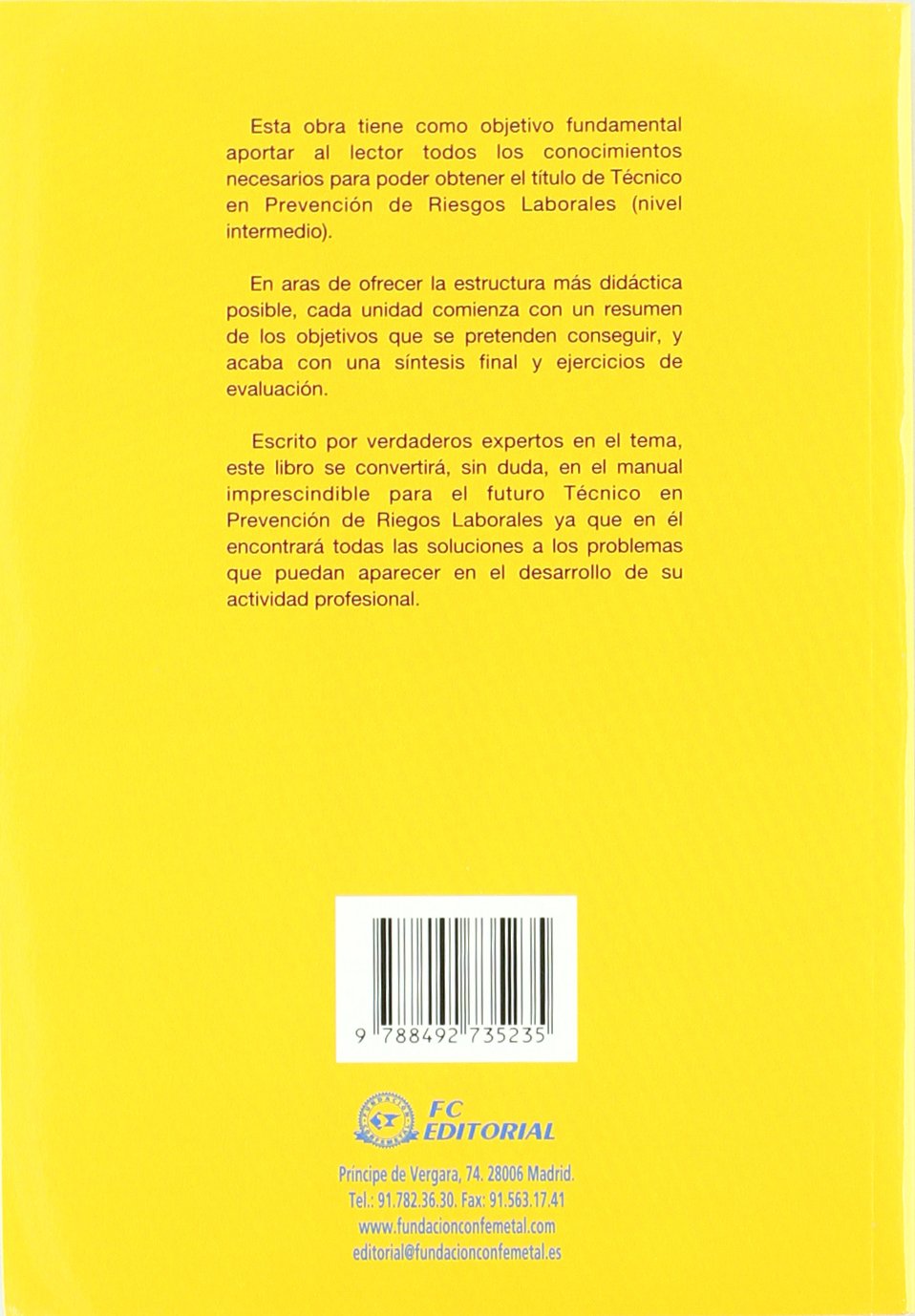 Manual para el técnico en Prevención de Riesgos Laborales (SIN COLECCION)