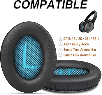 ボーズ♦QC35 (QC15 QC25 QC2) イヤーパッド 交換 BOSE Amazon.com: Headphones Replacement Ear Pads Cover,for Bose