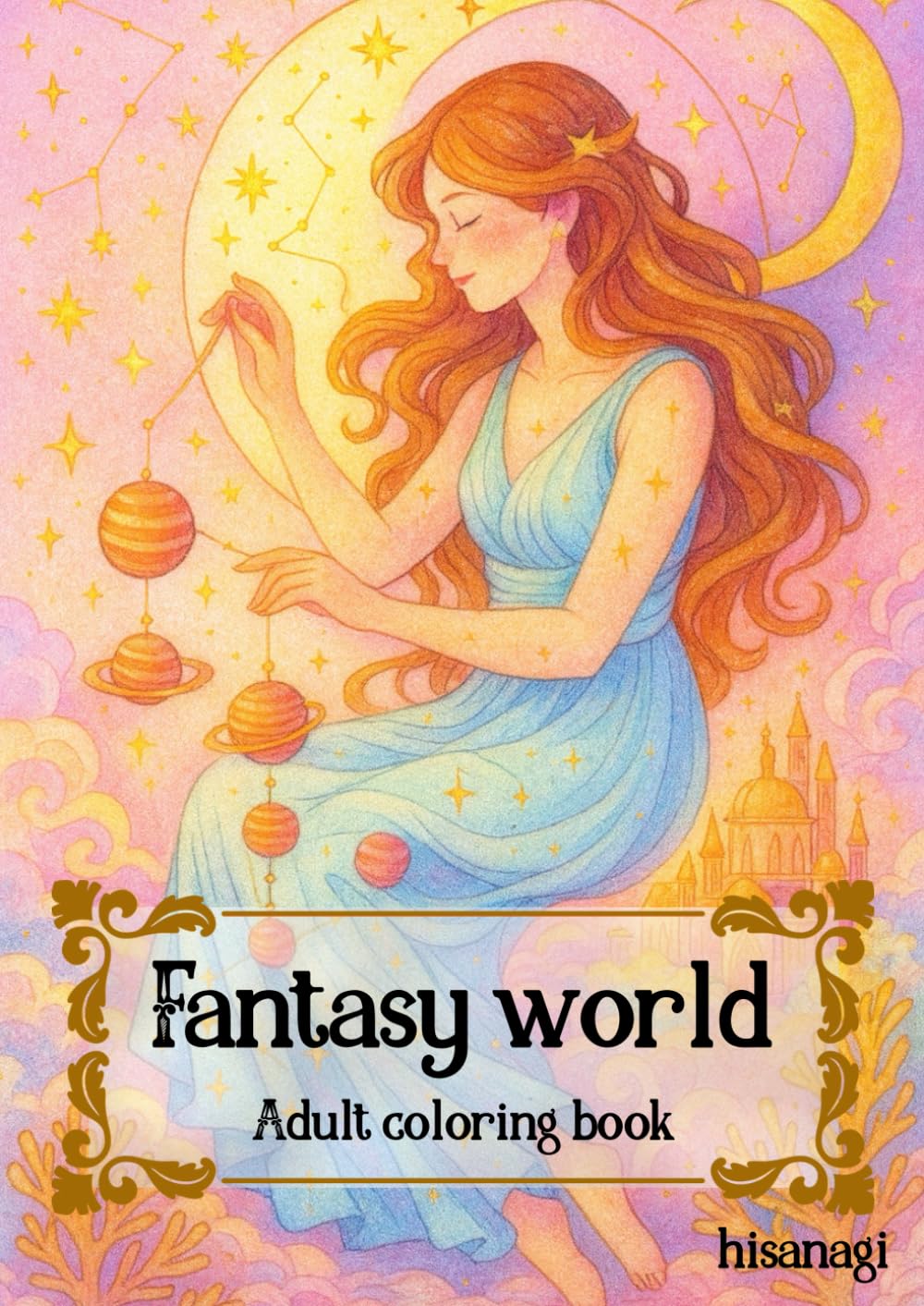 Fantasy World Coloring Book