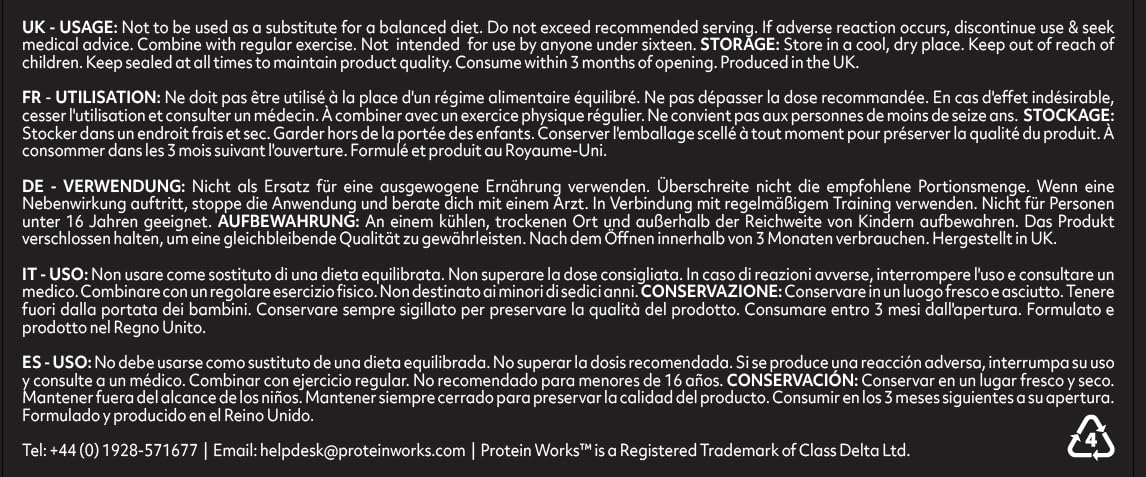Protein Works Super Greens / GESCHMACKSNEUTRAL / 250g / Dieser superstarke Shake ist deine grüne Vitaminbombe.