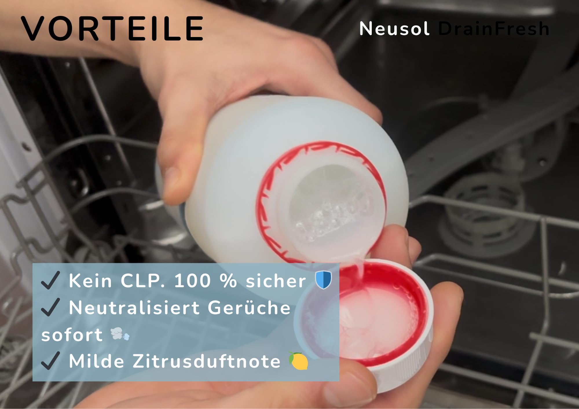 DrainFresh Geruchsneutralisierer für Abflüsse, Rohre und Tanks (5L)
