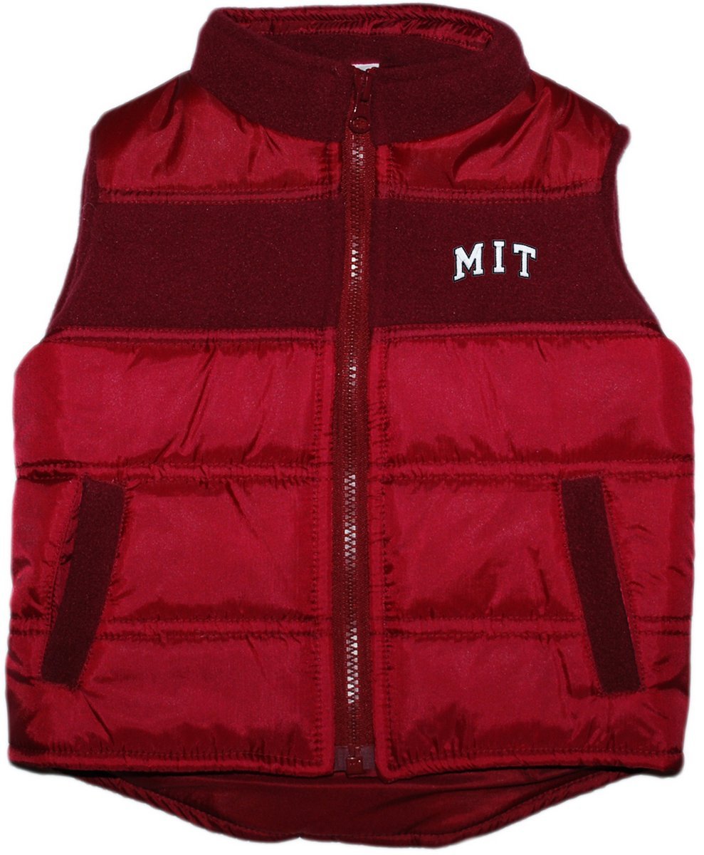 Creative Knitwear Massachusetts Institute of Technology Arched MIT Baby and Toddler Puffy Vest