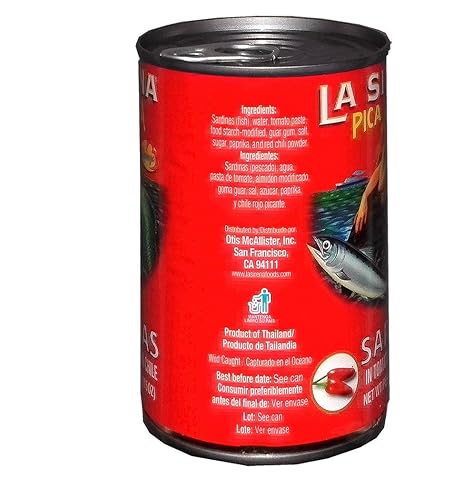 Miniatura 4 de La Sirena Sardinas Pica Pica 15 oz