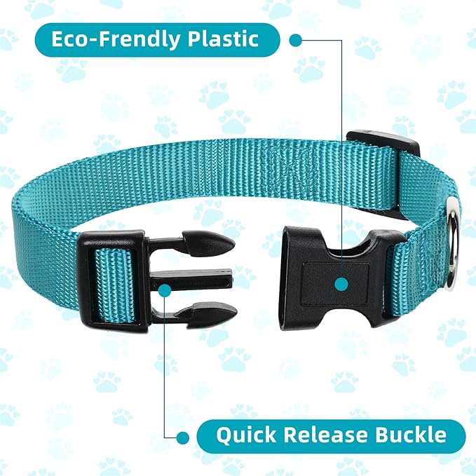 Lote 27 Collares Perro Ajustables Nylon Pequeño Mediano Grande miniatura 4