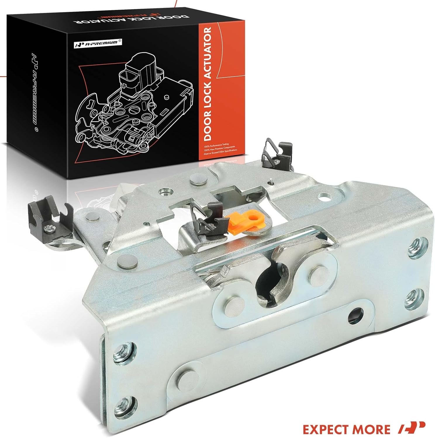 A-Premium Front Right Passenger Side Door Lock Actuator Compatible with Jeep Wrangler 1991-1995, with Full Door