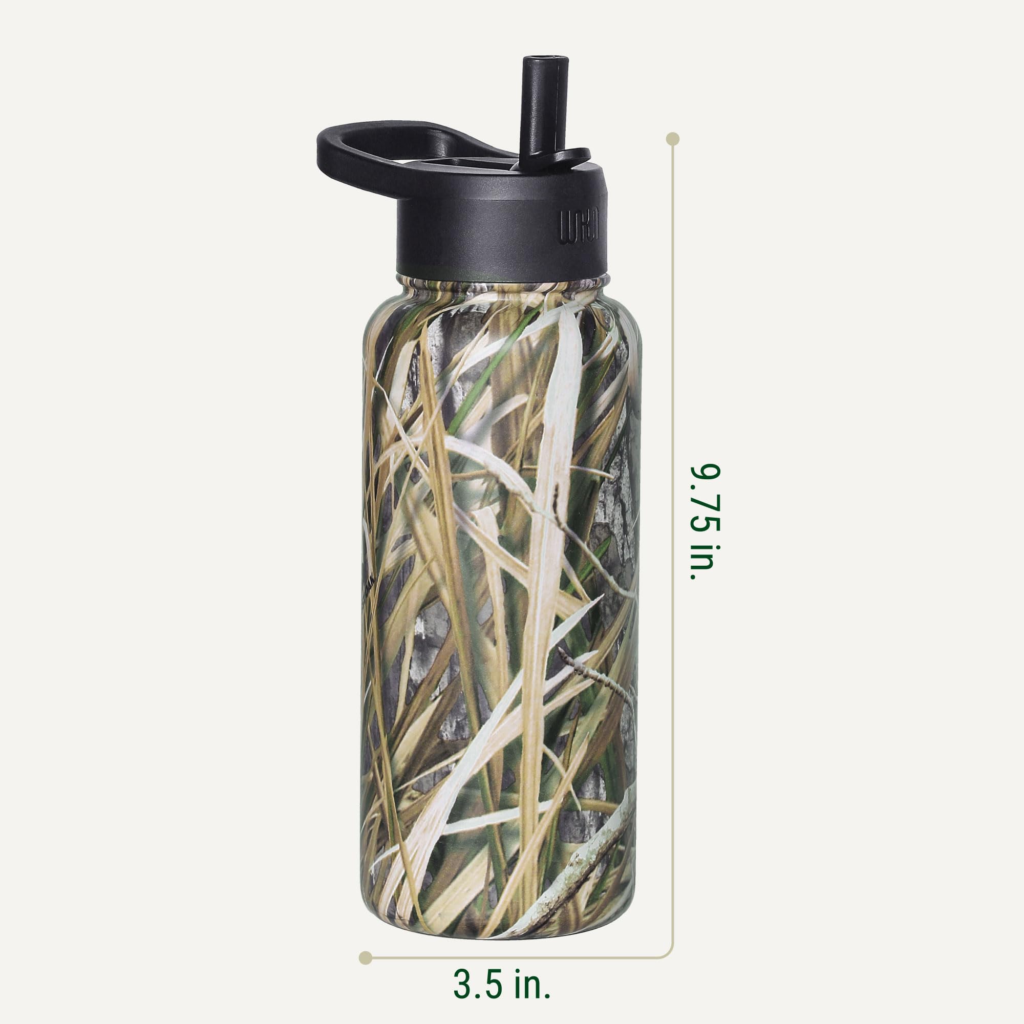 Wildkin - Botella De Agua Reutilizable De Acero Inoxidable Sin Bpa Con Tapa A Prueba De Fugas Para Ninos Y Ninas Aislada Duradera Y Facil De Limpiar Para Ninos Pequenos 14 Onzas Unicornio