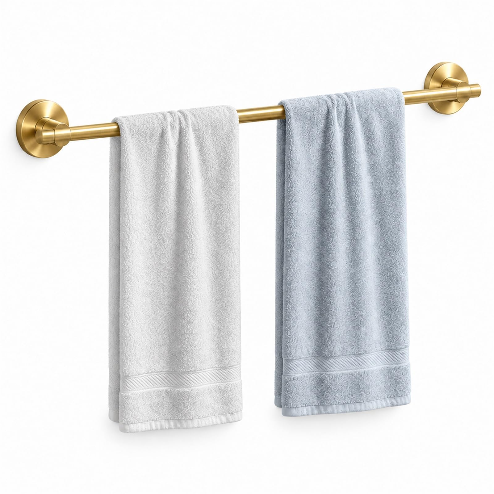 24 Inch/60cm Stainless Steel Towel Bar Wall Mount for Bathroom Hotel Gym