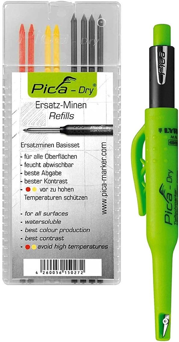 PicaDry Longlife Automatic Pen incl.8 replacement refill base set