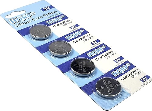 Miniatura 4 de HQRP Paquete de 4 baterías CR2032 compatibles con sintonizador cromático de clip Boss TU-10 DB-12  DB-30