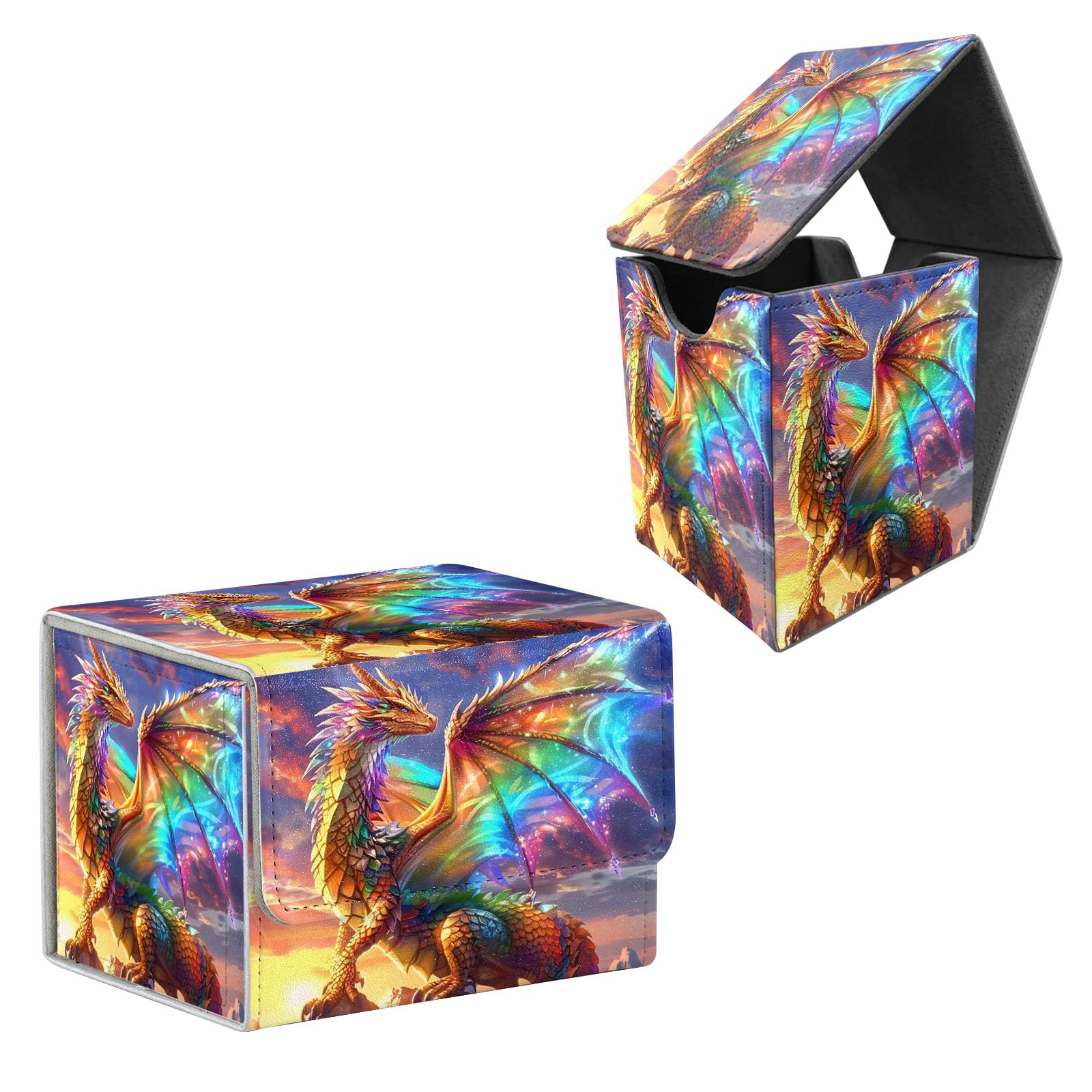 Amazon.com: ETLKJVBL for MTG Card Storage Solution, Rainbow Dragon for Commander  Decks, High Capacity Anime Card Sleeves for Mtg Deck Box Set of 2 : Toys &  Games
