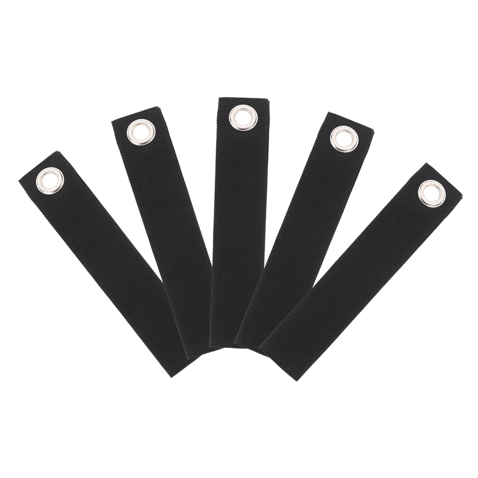 HANABASS 5pcs Fixed Strap Anchor Strap Elastic Straps Strap Cord Tow and Cargo Strap Canoe Anchor Trunk Tie Down Canoe Straps for Hood Tie Down Straps Hauling Canoe Straps Pull Ribbon Black