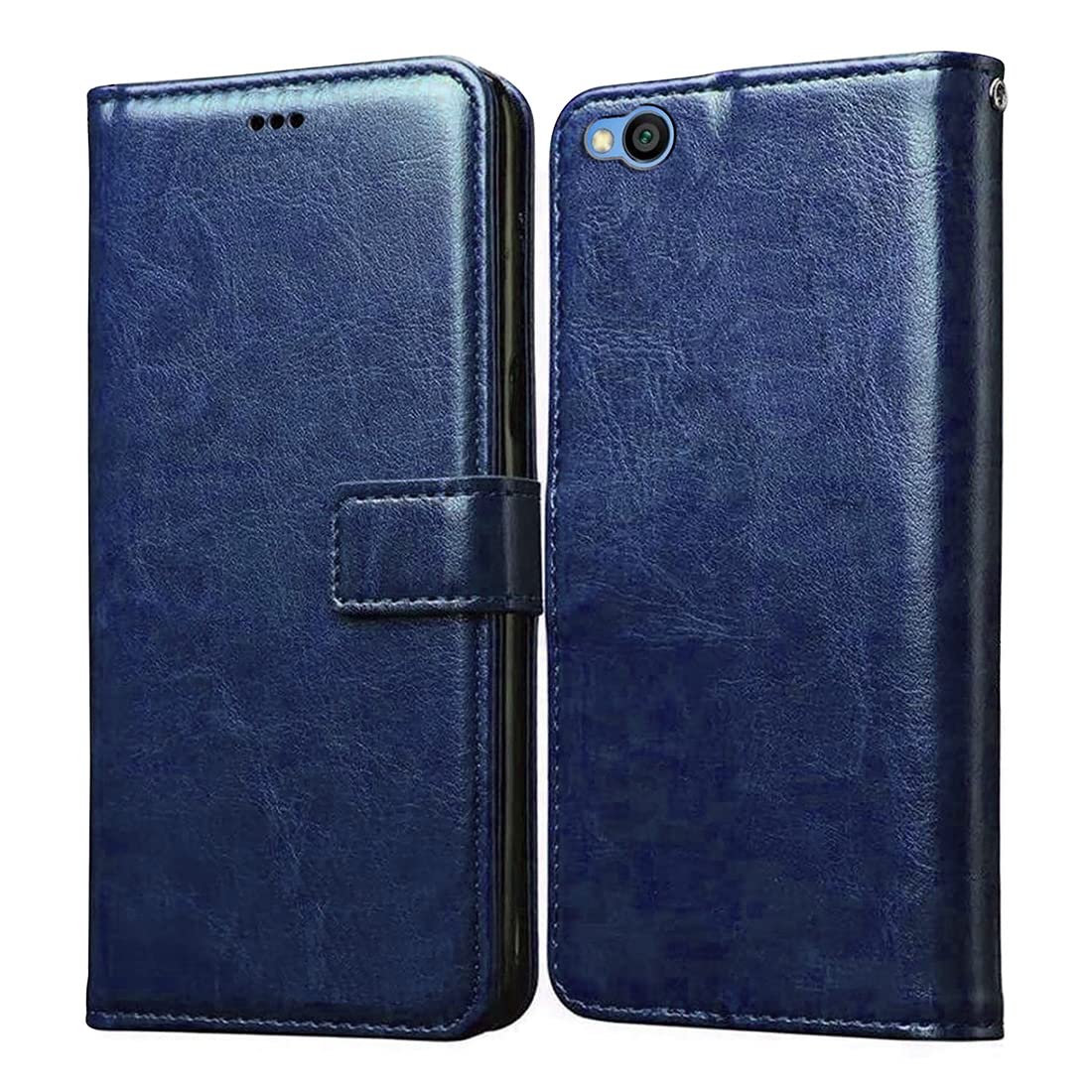 Mi Redmi Go Leather Flip Cover - Wallet & Stand -7