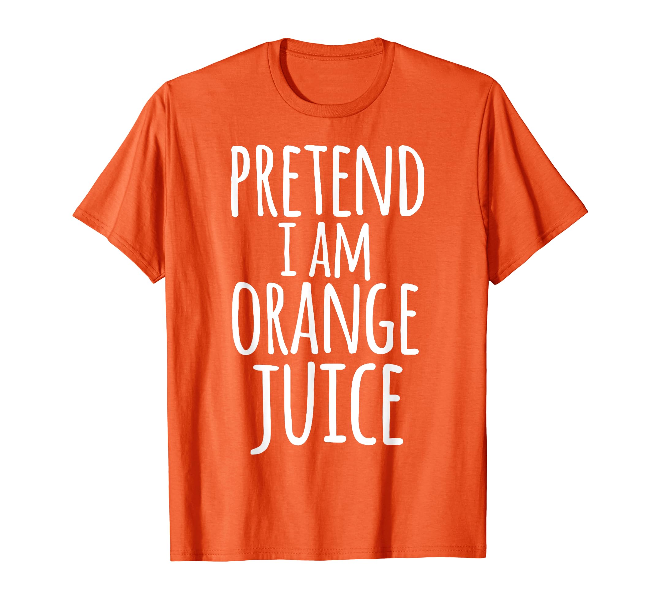 Funny Lazy Easy Halloween Costume Pretend I Am Orange Juice T-Shirt