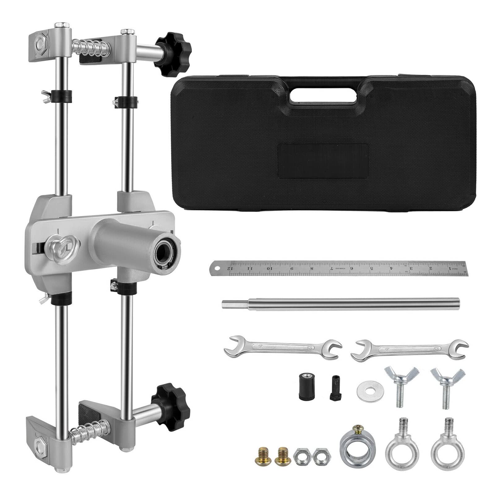 CVFRDD 18/22/25mm Portable Mortise Door Mounting Kit Fixing Installation Lock Jig for Mortiser(16PCS)