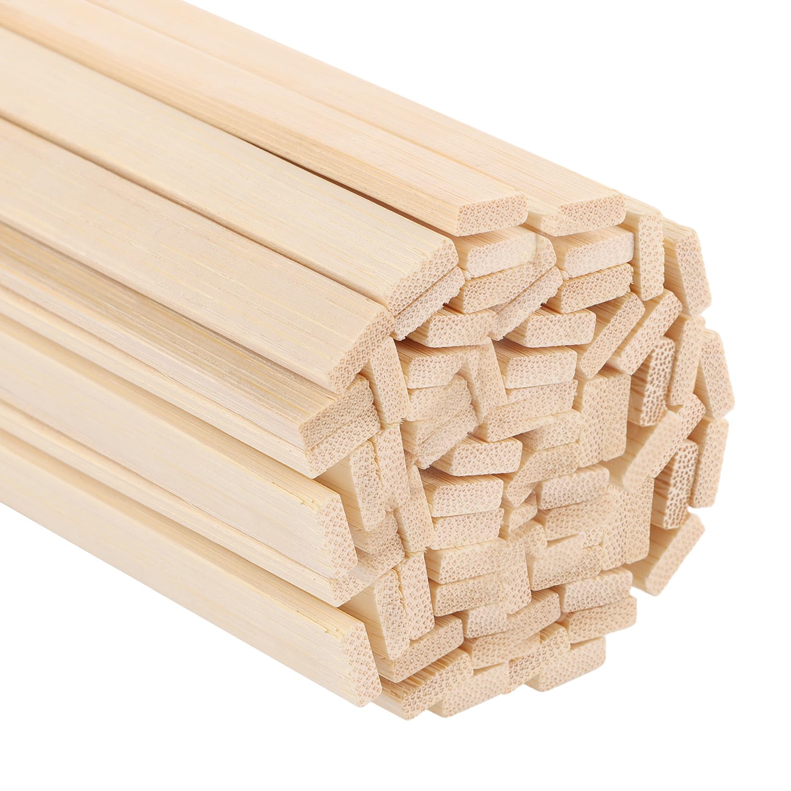 Baguette Bois Moulure 50 Baguettes En Bois Carrées 3x3 Mm, Longueur 30 Cm - Pour Modélisme, Bricolage, Décoration | Lot De Bâtonnets Lisses Tourillon Bois