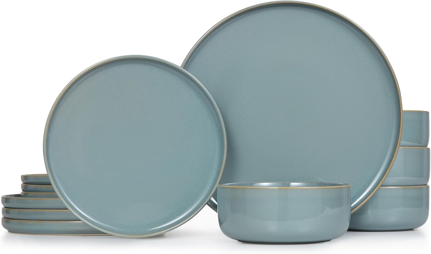 Dinnerware Set, 12 Piece Service for 4, by Kook, Ceramic