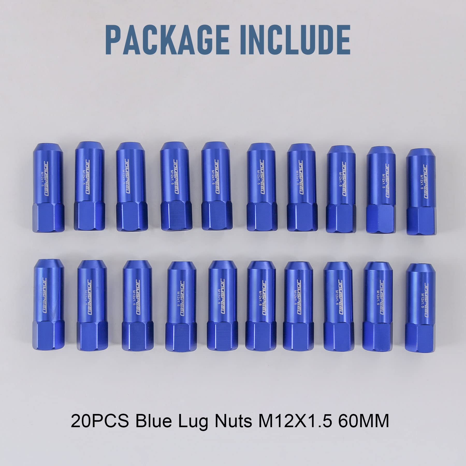 ゆむ Amazon.com: JDMSPEED Blue 60MM Aluminum Extended Tuner Lug