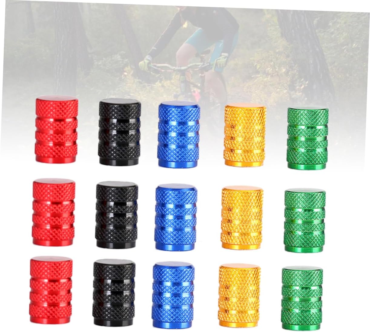 FAVOMOTO 120pcs Aluminum Car Tire Stem Caps Wheel Rims for Cars Trucks and Installation Protects Against Dirt and Leakage Random Color