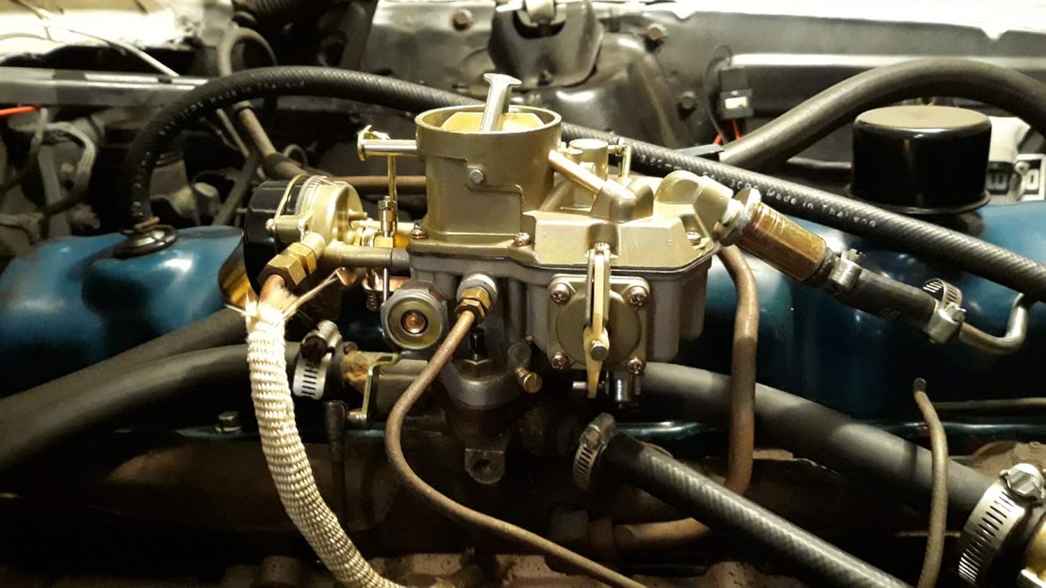 Hottest Sale Autolite 1100 1 Barrel Carburetor Fits 1963 to 1968 Mustang Falcon Comet straight six cylinder 170 & 200 CID engines hot air choke works with automatic and manual transmissions
