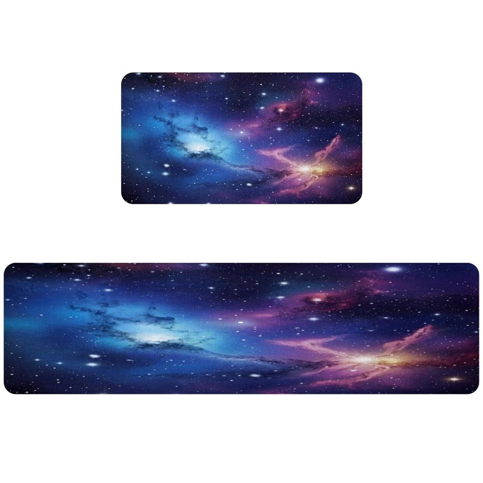 Tapete de cocina galaxia de 2 piezas ideal para dar vida y confort a tu pasillo