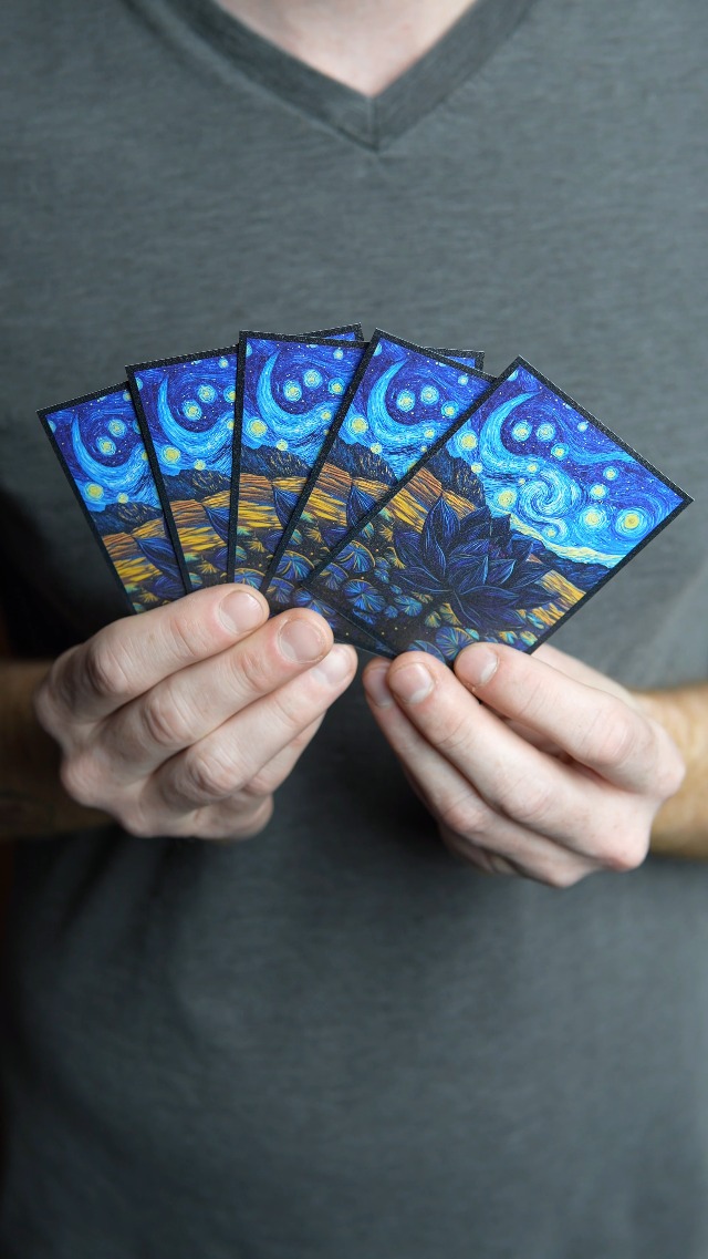 Amazon.com: Realm Guard 100ct Matte TCG/MTG Art Card Sleeves (Starry Starry  Black Lotus) : Toys & Games