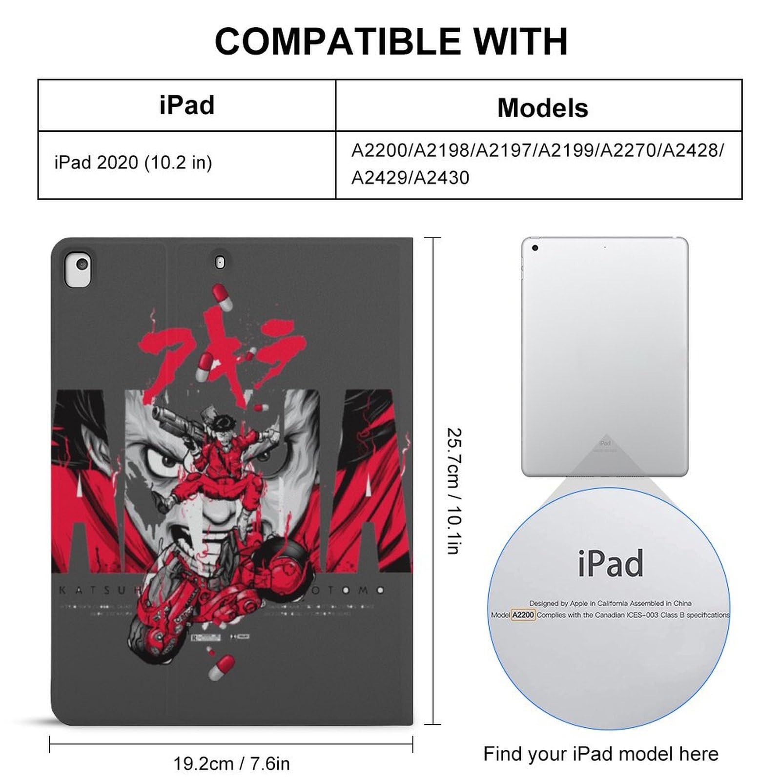 Amazon.co.jp: iPad ケース Akira アキラ 第8世代 ipad 9世代 ケース